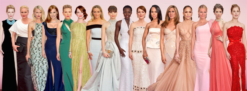 Facebook - 2015 Academy Awards, Oscar Dresses